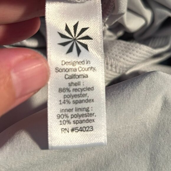 ATHLETA Light Grey Athletic Skort US L - Picture 6 of 7